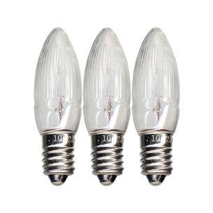 3-pak - 13x45mm 3w 14v e10 rer dep lysk - trading star