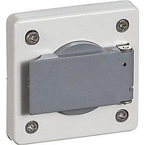 lysegr ip44 afbryder u stikkontakt dreje lk