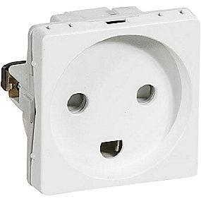 hvid modul 0 1 jord m stikkontakt fuga lk