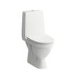 hvid rimless s-ls med toilet kompas laufen