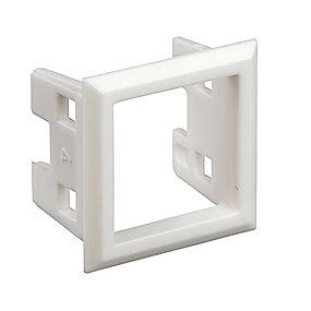 hvid rj45 for montageramme lexcom