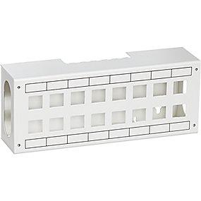 konnektorer u hvid 16xrj45 f patchbox lexcom