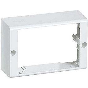 hvid dobbelt monteringsbox clicline