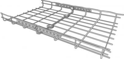 gitterbakke f 4x275mm galv 275-e ed sidelaske