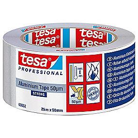 slv mat 50mm x 25m 50my strong tape alu tesa