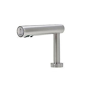 satinfinish med stl rustfrit bord til berringsfri skumsbedispenser soaptap 380 dryer dan