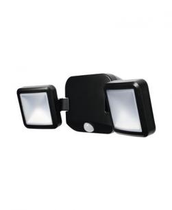 black double spotlight led battery