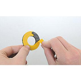 sider begge p tape bende selvkl med mm 042 x 19 skive ecplus kaifix