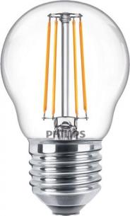 glas klar p45 827 e27 40w 3w 4 krone led corepro philips