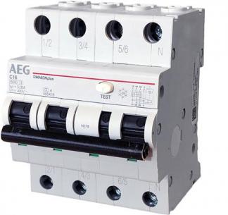 rel hpfi a klasse 6ka 30ma karakteristik c 16a polet 4 kombiafbryder aeg