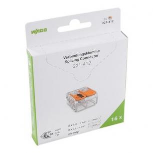 blisterpakke stk 16 vippepaler med 14-4mm 0 2-leder 221-412 wago