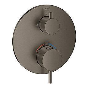 graphite hard brstet brus kar til 158mm termostatarmatur classsic new atrio grohe