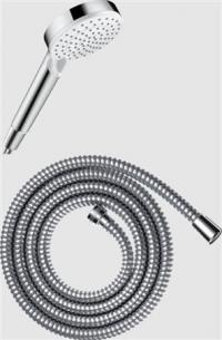 krom - bruseslange mtr 75 1 med ndbruser h vario crometta hansgrohe