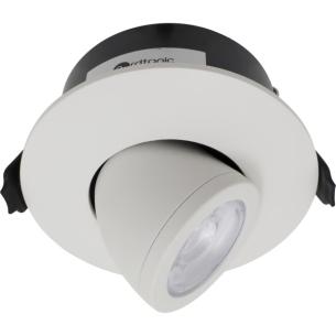 driver u hvid ip44 2700k 5w downlight 75mm g2 profile low nordtronic