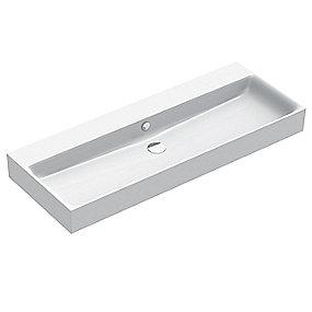 glasur antibakteriel og rengringsvenlig overlb med hanehul uden 1200x470mm hndvask premium120 catalano