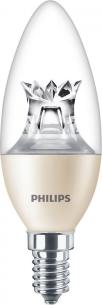 klar b38 e14 25w 8w 2 dimtone kerte led master philips