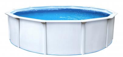 white cm 120 x 550 round pool classic fun swim