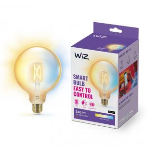 mpbar d guld filament 920-950 g125 e27 50w 7w 6 white tunable standard led wiz