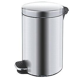 l st rustfri plast i inderspand 3l pedalspand