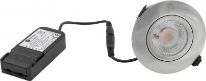 rs indend alu rstet b 83mm hul 97mm lumen 410 2700k 5w g2 flexible profile low - nordtronic