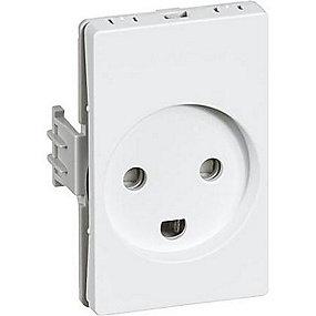 hvid j 2p stikkontakt line clic