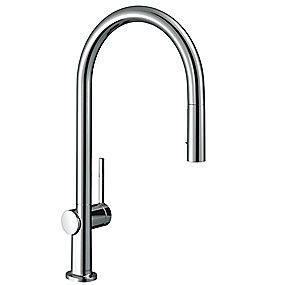 krom udtrk med 2jet eco 210 kkkenarmatur m54 talis hansgrohe