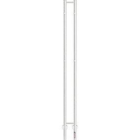 stl rustfrit hvidlakeret 1480x130mm hndkldetrrer elektrisk twin kriss