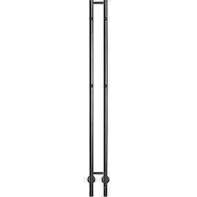 stl rustfrit matsortlakeret 1480x130mm hndkldetrrer elektrisk twin kriss