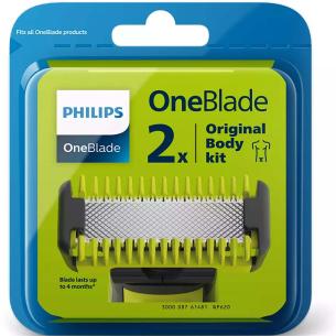 stk 2 qp65xx pro oneblade qp25xx oneblade barberblad nyt 50 qp620