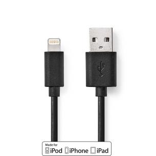 label sort pvc runde m 00 1 nikkelplateret mbps 480 han usb-a 8-pin lightning apple 0 2 usb kabel lightning