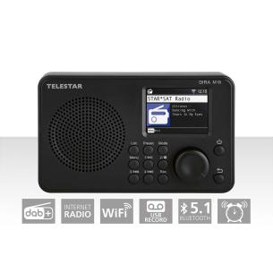 sort bluetooth internet fm dab multifunktionsradio ultrakompakt 6i m dira