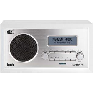 hvid fm-radio dab 30 dabman