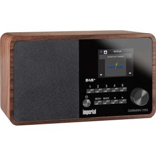 look wood internet fm dab radio hybrid compact i150 dabman