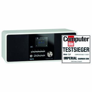 hvid internet fm dab stereoradio multifunktionel i200 dabman