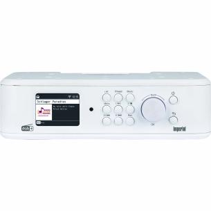 hvid-slv radio multifunktionel i460 dabman imperial