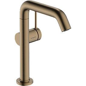 bronze brstet push-open med hv til tud 154mm hndvaskarmatur 1-grebs s tecturis hansgrohe