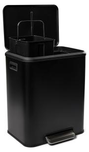 sort mat g l close soft med liter 2x15 pedalspand funder g