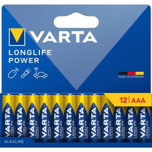 12-pack energy high v 5 1 aaa batteri alkaline varta