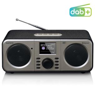 sort bluetooth med fm-radio dab stereo