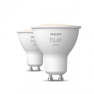 2-pak lumen 400 2w 4 gu10 white hue philips