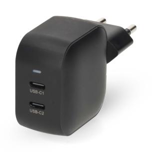 sort nding sp valgt automatisk usb-c 2x 2 output antal a 0 3 92 2 33 2 75 1 hurtigopladningsfunktion 0 pd3 gan w 35 goplader v nedis