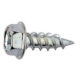 stk 250 a pakke - elforzinket flange med 6-kant 2x13mm 4 ventilationskrue nkt