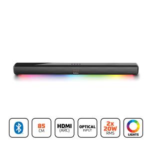 lys led hdmi bluetooth 40w 85cm soundbar