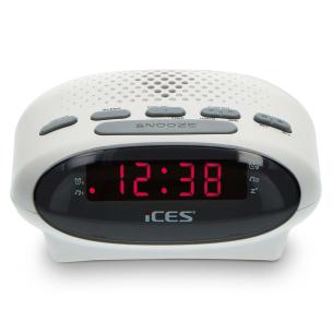 hvid radio clock