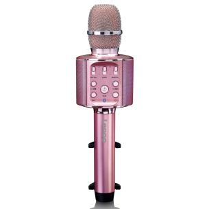 pink belysning og jttaler h med -karaokemikrofon bluetooth