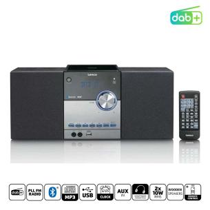 sort - usb-afspiller bluetooth cd fm dab med t mikros lenco