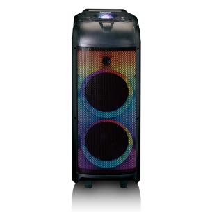 diskokugle og foran led-belysning fuld med pa lenco