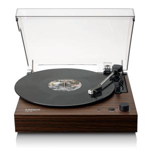 wood at3600l-patron og jttalere h indbyggede to bluetooth med pladespiller lenco