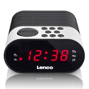 hvid radio clock lenco