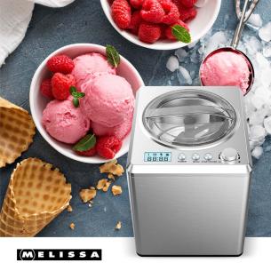 l st rustfrit rstet b 180w 2l ismaskine melissa